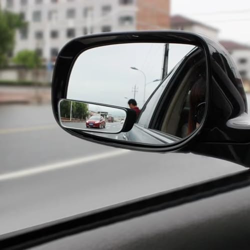 2 Pack Rectangle Blind Spot Mirror, HD Convex Wide Angle - Product Imagery
