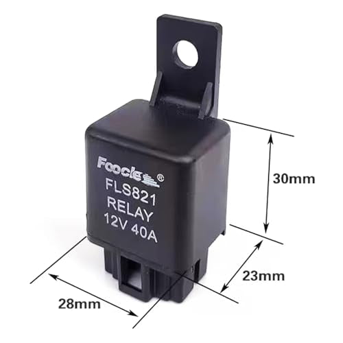 2Pcs FLS821 Heavy Duty Automotive Relay 12VDC 40A 4Pins - Product Imagery