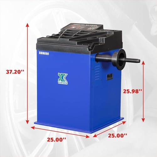 XK Tire Changers Machine and Wheel Balancer Combo,110V,580-690 - Product Imagery