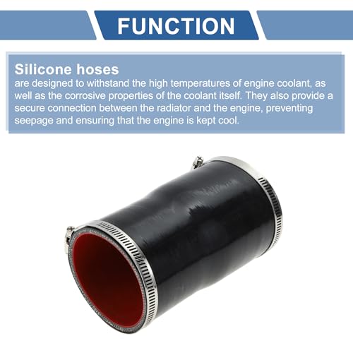 ACROPIX ID 3" to 3.25" Engine Turbo Straight Silicone Coupler - Product Imagery