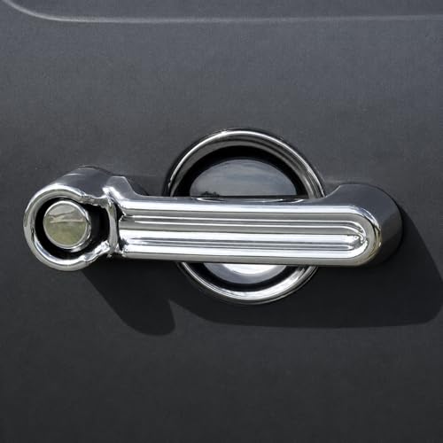 Chrome Door Handle+Tailgate Covers 5pcs for 2006-2018 Jeep - Product Imagery