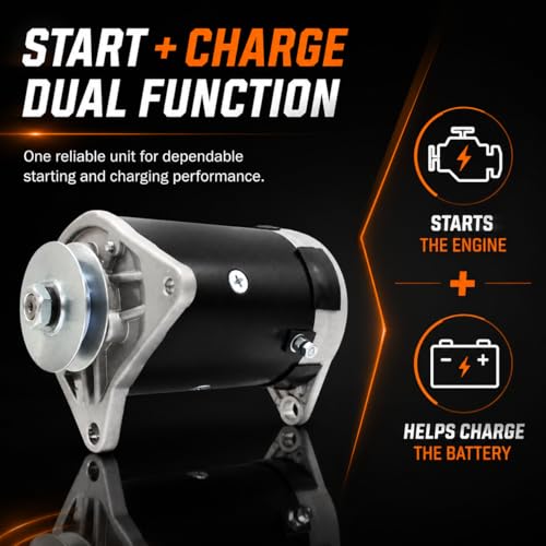 12V Starter Generator Compatible with EZ GO GXI875 GXT Medalist - Product Imagery