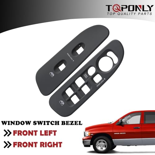 TQPONLY Door Window Switch Bezel,Front Driver and Passenger Side - Product Imagery