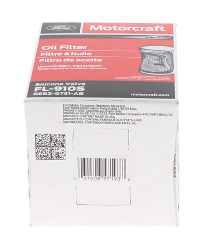 Motorcraft - Oil Filter (FL910S) - Product Imagery