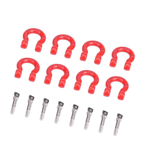 Yctze 8PCS Metal Tow Shackle Lock Catch Assembly RC Climbing - Product Imagery