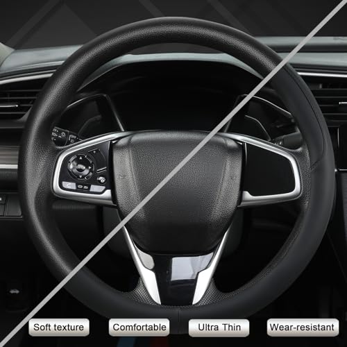 West Llama Thin Slim Car Steering Wheel Cover, Universal 14.5-15 - Product Imagery