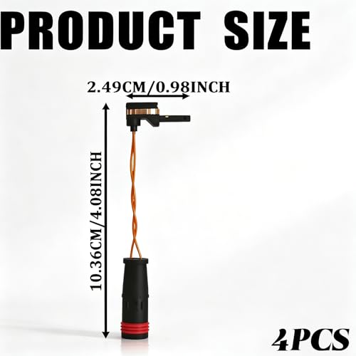 4PCS Brake Sensor Brake Pad Wear Sensor Front and Rear - Product Imagery