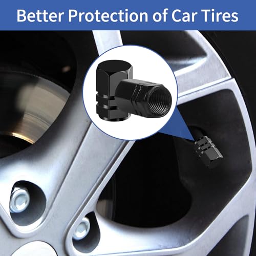 20 Pcs Tire Valve Caps,Valve Stem Caps for SUV Car Bike - Product Imagery