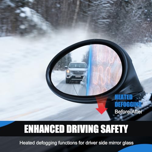 Driver Side Mirror Glass Compatible With Mini Cooper 2007-2015 - Product Imagery