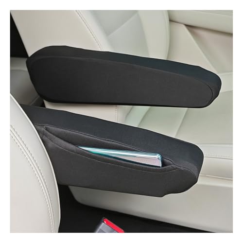 2PCS Arm Rest Cover for Car with Side Pocket,Breathable Cloth - Product Imagery