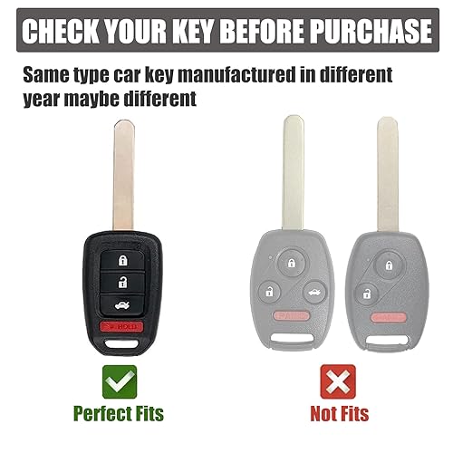 Gematay for Honda Key Fob Cover Compatible with Honda Accord - Product Imagery