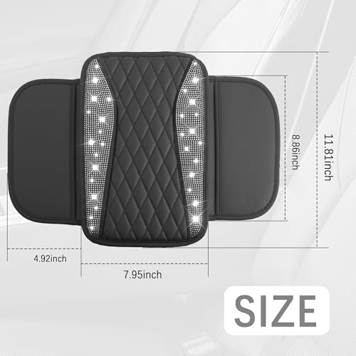 IHOTDER Bling Rhinestones Center Console Covers for - Product Imagery