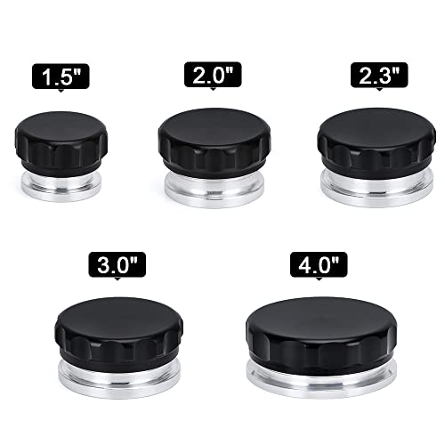 PTNHZ OD 2"/50.8mm Aluminum Alloy Weld Billet On Filler Neck Cap - Product Imagery