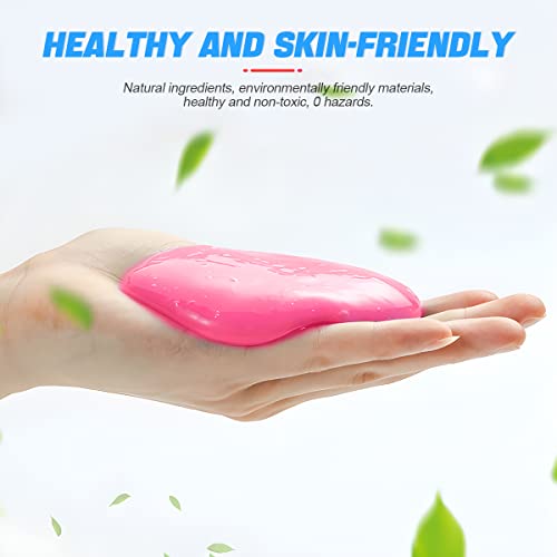 Moly Magnolia Car Cleaning Gel for Vents and Keyboards, Pink - Product Imagery
