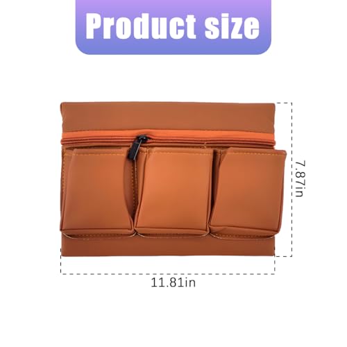 Mandark Leather Car Window Armrest Organizer with Multiple - Product Imagery