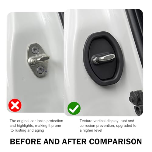 Car Door Shock Absorber, 2 PCS Silicone Silent Absorption Lock - Product Imagery