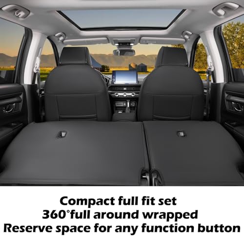 HKZ Fit CRV Car Seat Covers Full Set for Honda CR-V 2023 2024 - Product Imagery