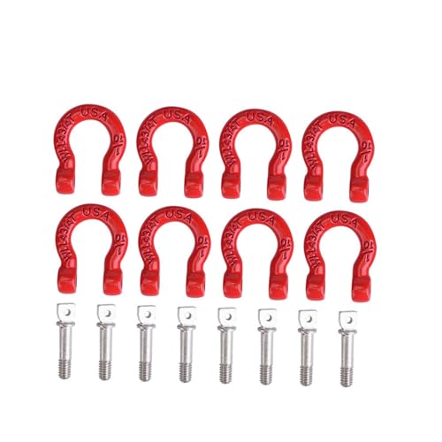 Yctze 8PCS Metal Tow Shackle Lock Catch Assembly RC Climbing - Product Imagery