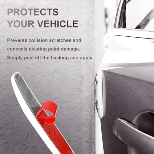 4PCS Car Door Edge Guards, Vehicle Side Door Self Adhesive - Product Imagery