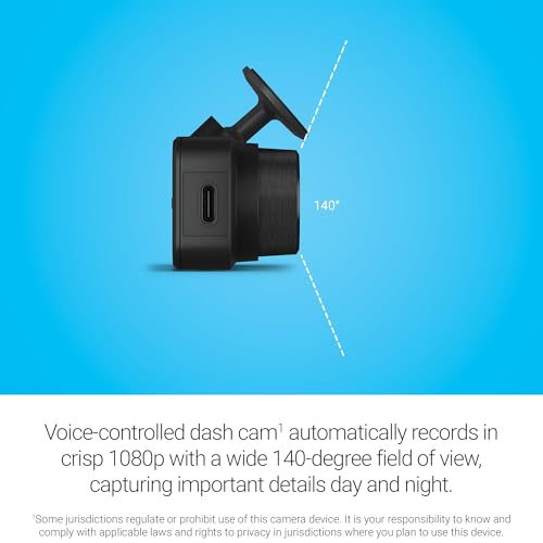 Garmin Dash Cam™ Mini 3, Ultracompact 1080p HD Dash Cam - Product Imagery