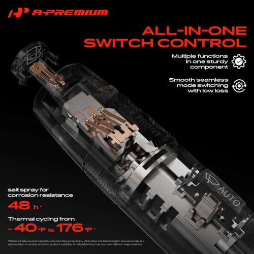 A-Premium Turn Signal Switch, Headlight Dimmer Multifunction - Product Imagery