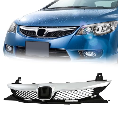 Bumper Upper Grill Grille Compatible With 2009-2011 Honda Civic - Product Imagery