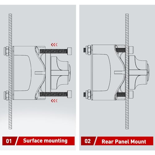 Nilight 600A 1-2-Both-Off Battery Switch 12-48V Power Cut Master - Product Imagery