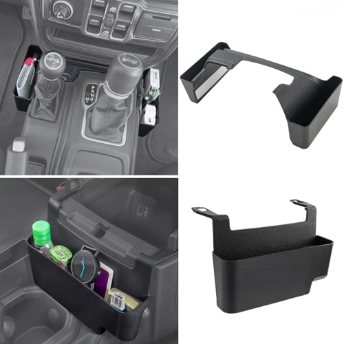 2PCS Center Console Organizer for 2018-2026 Jeep Wrangler & - Product Imagery