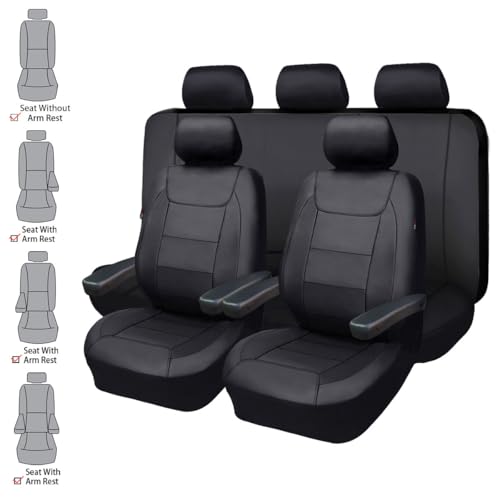 Flying Banner car seat Covers Protects Water Proof Faux Leather - Product Imagery