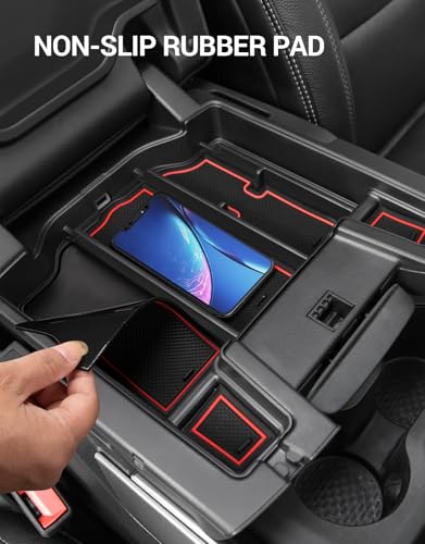 Motrobe Center Console Organizer for 2019-2026 Dodge RAM 1500 - Product Imagery
