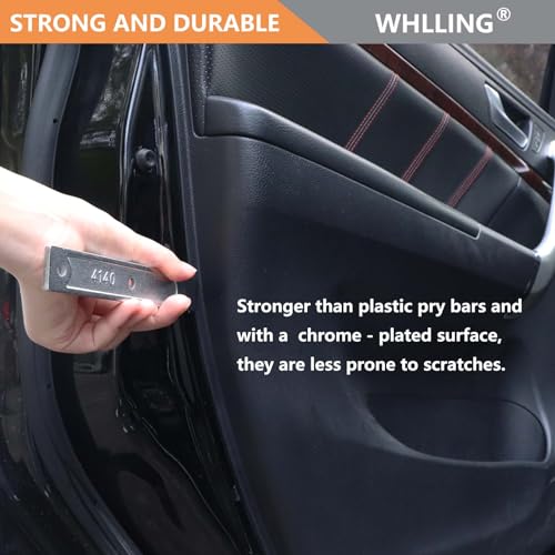 WHLLING 2-Piece 4140 Pry Bar Removal Tool, Metal Pry Tool Pry Bar - Product Imagery