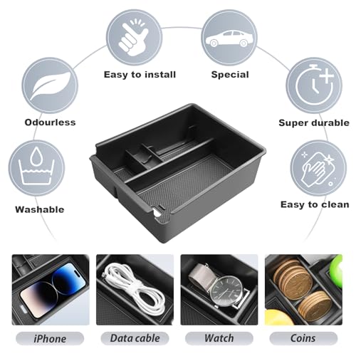 SKTU for 2025 2026 Hyundai Tucson Center Console Organizer for - Product Imagery