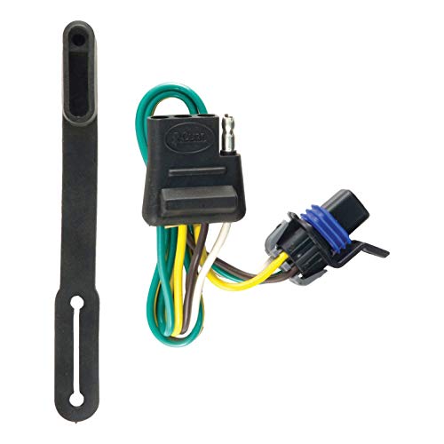 CURT 56096 Vehicle-Side Custom 4-Pin Trailer Wiring Harness, - Product Imagery