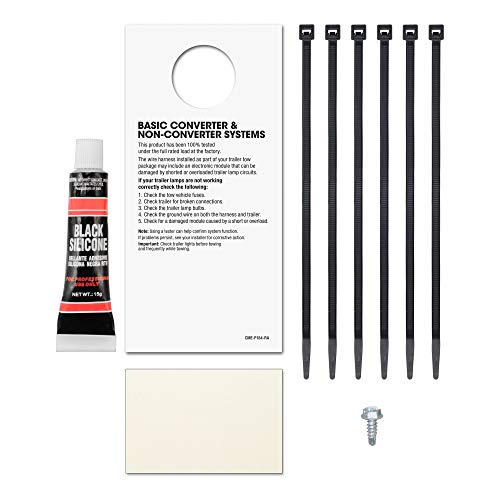 CURT 55537 Vehicle-Side Custom 4-Pin Trailer Wiring Harness, - Product Imagery