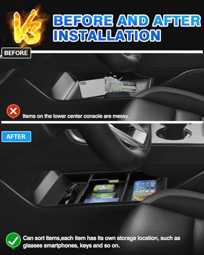 Karltys TPE Center Console Organizer Compatible with Honda - Product Imagery