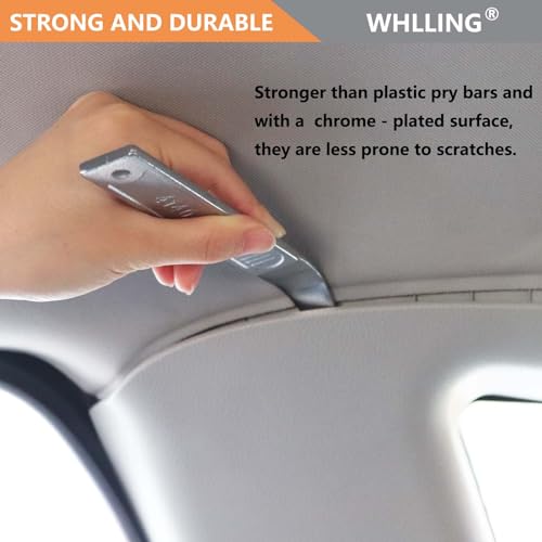 WHLLING 2-Piece 4140 Pry Bar Removal Tool, Metal Pry Tool Pry Bar - Product Imagery