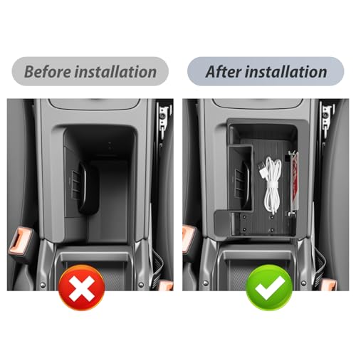 SKTU for 2025 2026 VW Tiguan Center Console Organizer for 2025 - Product Imagery