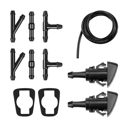 11PCS Car Windshield Washer Nozzle Kit, Windshield Wiper Spray - Product Imagery