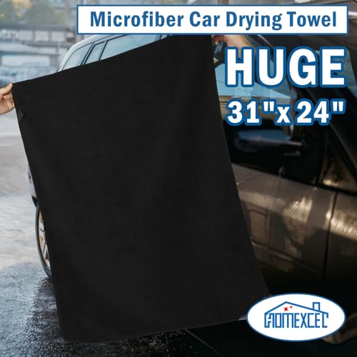 HOMEXCEL Professional Large Microfiber Car Drying Towels 2 Pack, - Product Imagery