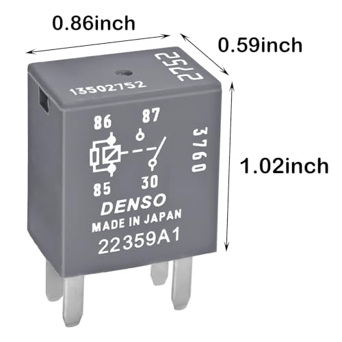 Relay 13502752 (Set of 4), 12VDC 30A 4 Pins Multi-Purpose OEM - Product Imagery