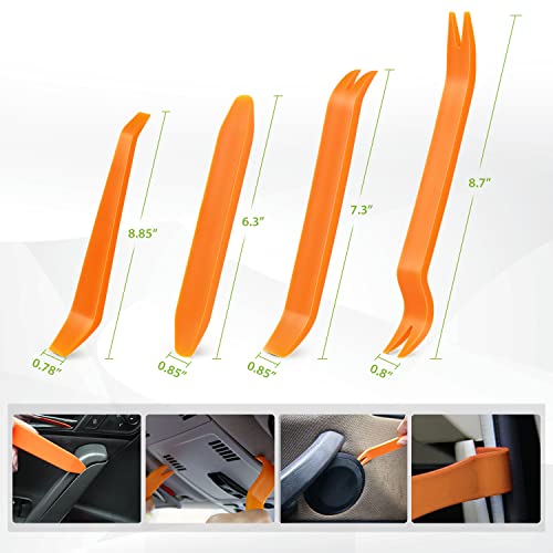 Frokom 480pcs Car Retainer Clips,12 Most Popular Sizes Nylon - Product Imagery