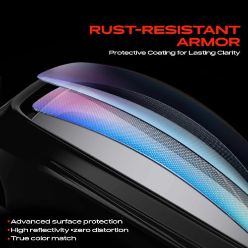 A-Premium Passenger Side Power Door Mirror Compatible with Toyota - Product Imagery