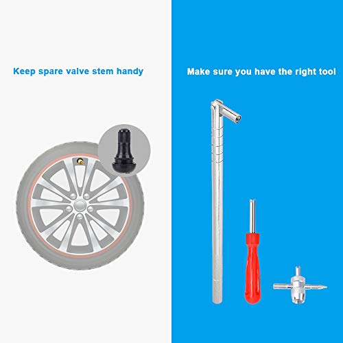 Riseuvo Tire Valve Stem Puller and Installer Tool Kit for Cars, - Product Imagery
