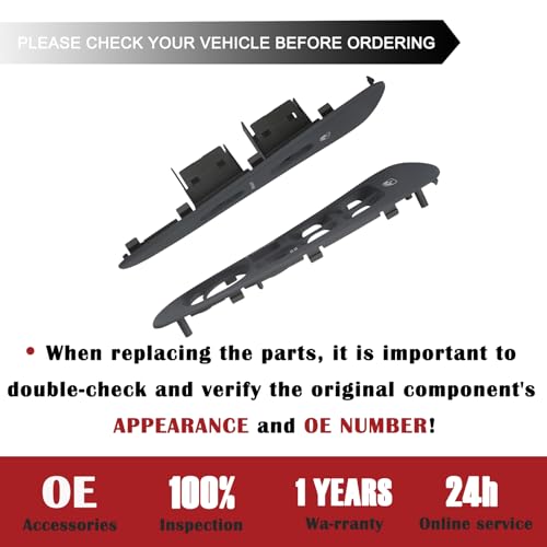 TQPONLY Door Window Switch Bezel,Front Driver and Passenger Side - Product Imagery