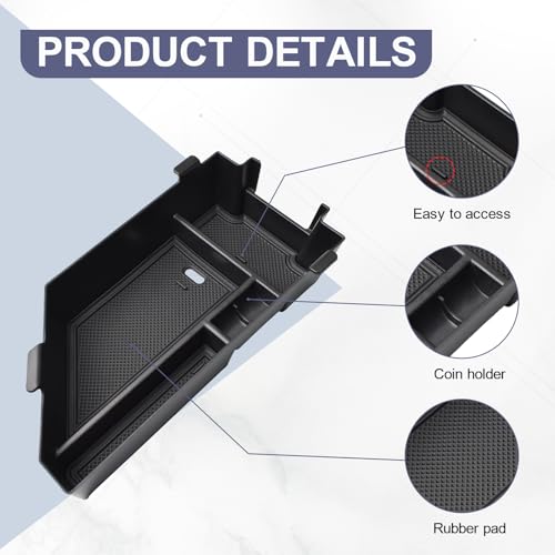 RUNROAD Center Console Organizer for 2020-2026 Volkswagen Jetta - Product Imagery