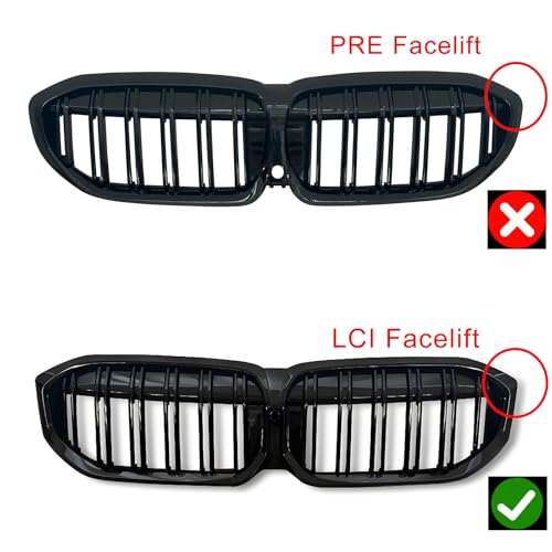 Grille Front Kidney Color For BMW 3 series G20 G21 LCI 2023-2026 - Product Imagery