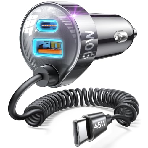 LISEN 90W for iPhone 17 16 15 Pro Max Car Charger USB C Fast - Product Imagery