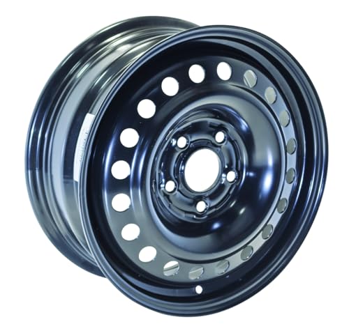 New 16x6.5 inch Custom Wheel - Black Standard Steel Rim ST Bolt- - Product Imagery