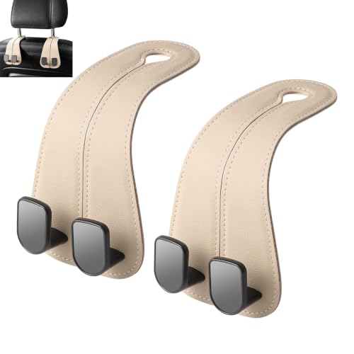 car purse hook seat headrest leather car hook for purse and bag - Product Imagery