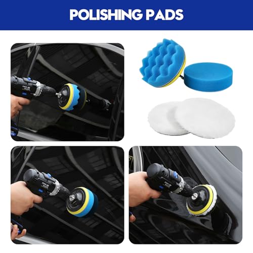 Qydipclin 45Pcs Car Detailing Kit, Car Detailing Brush Set, Car - Product Imagery